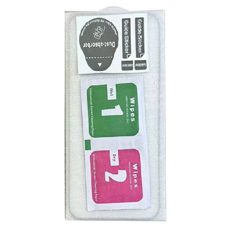 For iPhone 14 Plus Screen Protector High Aluminum-Silicon Glass Silk Printing
