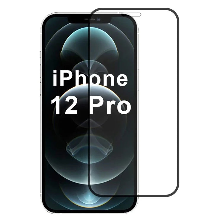 For iPhone 12 / 12 Pro Screen Protector High Aluminum-Silicon Glass Full Coverage Film