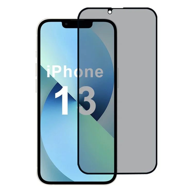 For iPhone 13 Privacy Screen Protector Anti-Peeping 9H Hardness Full Coverage