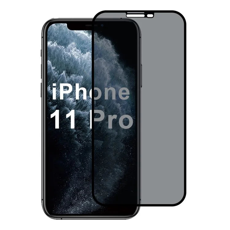 For iPhone 11 Pro Anti Spy Screen Protector 2.5D Silk Printing Film