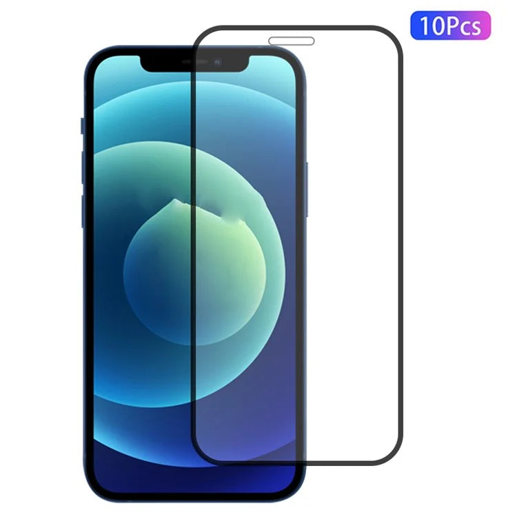 10Pcs For iPhone 12 Full Screen Protector Full Glue Explosion-proof