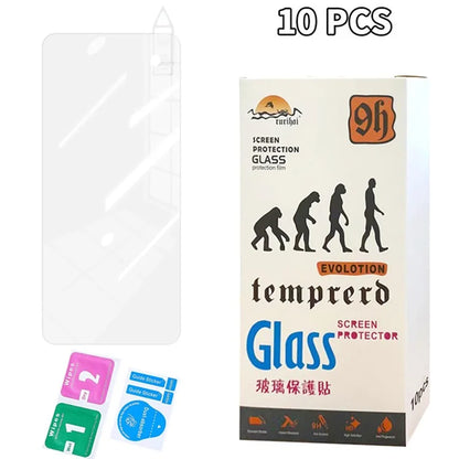 RURIHAI 10Pcs For Oppo A3 5G / Reno12 F 5G Screen Protector 2.5D High Aluminium-Silicon Glass Film