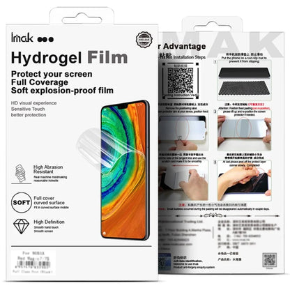 IMAK 2Pcs / Set Hydrogel Film III For Realme GT 6T 5G / GT 6 5G / GT Neo6 SE 5G / Neo6 5G Full Screen Protector TPU Film HD Clear