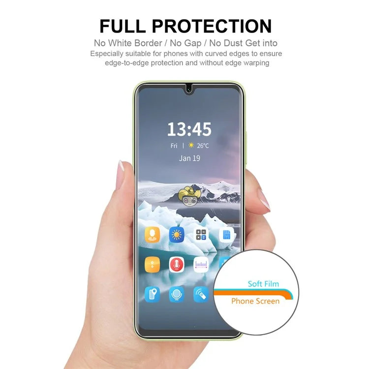 ENKAY HAT PRINCE 2Pcs For Realme Note 50 4G Clear Hydrogel Screen Protector