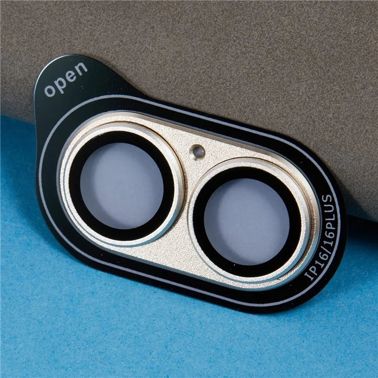 For iPhone 16 / 16 Plus Camera Lens Protector Clear Tempered Glass Lens Film