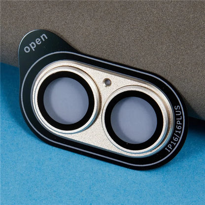 For iPhone 16 / 16 Plus Camera Lens Protector Clear Tempered Glass Lens Film