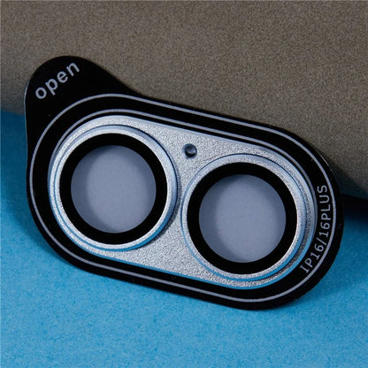 For iPhone 16 / 16 Plus Camera Lens Protector Clear Tempered Glass Lens Film