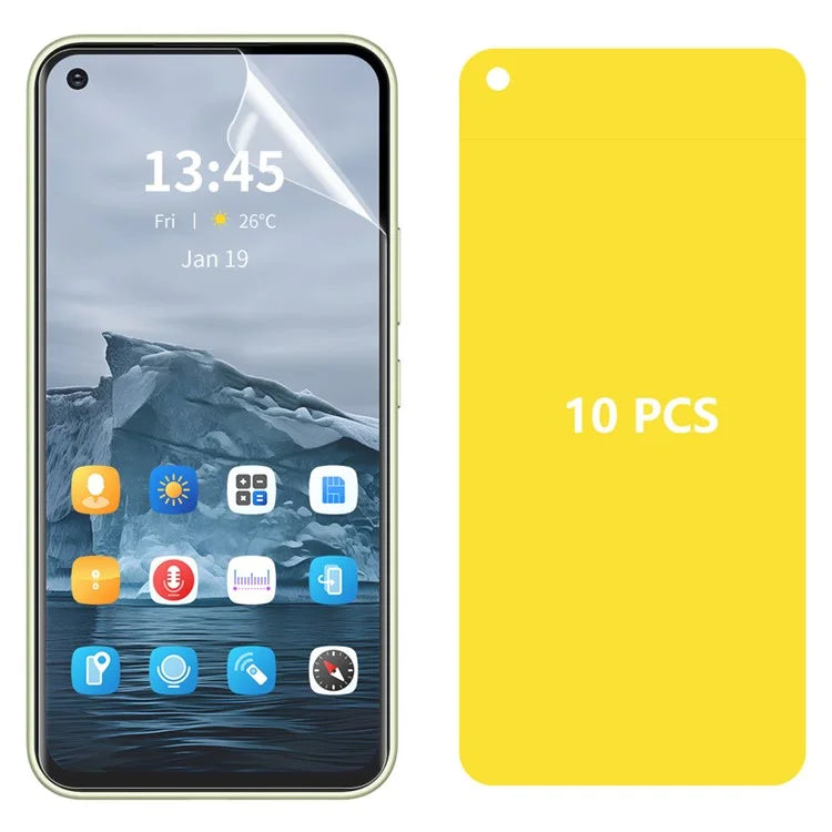 ENKAY HAT PRINCE 10Pcs For Realme 10 4G Full Screen Protector High Definition