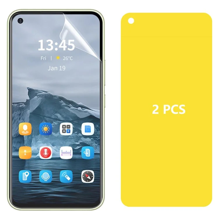 ENKAY HAT PRINCE 2Pcs For OnePlus 9RT 5G Screen Protector Bubble-Free Hydrogel Screen Film