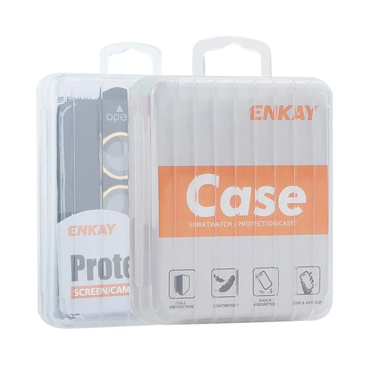 ENKAY HAT PRINCE 1Set For Samsung Galaxy S24 FE Camera Lens Protector Metal Ring Lens Film