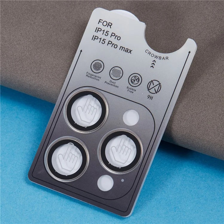 For iPhone 15 Pro / 15 Pro Max Camera Lens Protector AF+AR Anti-Reflective Electroplating Tempered Glass Lens Film
