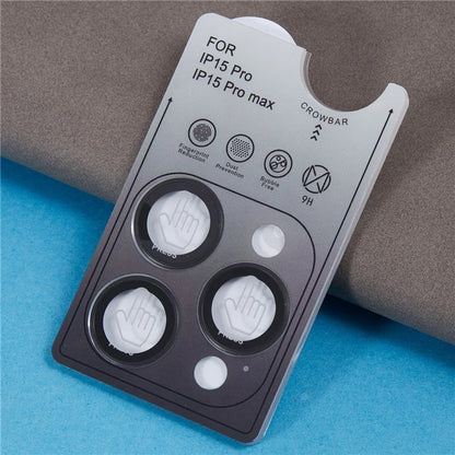 For iPhone 15 Pro / 15 Pro Max Camera Lens Protector AF+AR Anti-Reflective Electroplating Tempered Glass Lens Film