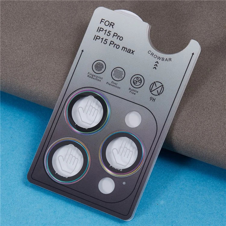 For iPhone 15 Pro / 15 Pro Max Camera Lens Protector AF+AR Anti-Reflective Electroplating Tempered Glass Lens Film