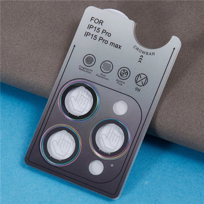 For iPhone 15 Pro / 15 Pro Max Camera Lens Protector AF+AR Anti-Reflective Electroplating Tempered Glass Lens Film