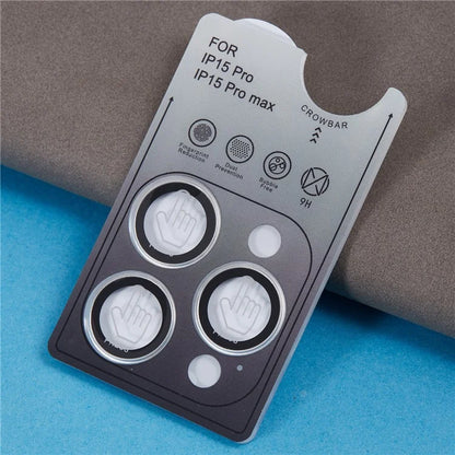 For iPhone 15 Pro / 15 Pro Max Camera Lens Protector AF+AR Anti-Reflective Electroplating Tempered Glass Lens Film