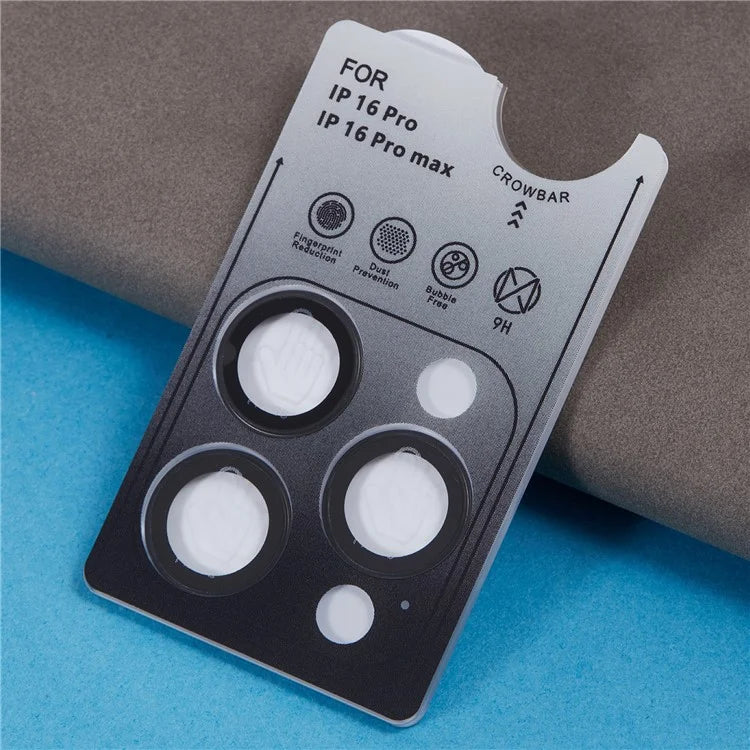 For iPhone 16 Pro / 16 Pro Max Camera Lens Protector Electroplating AF+AR Tempered Glass Lens Film