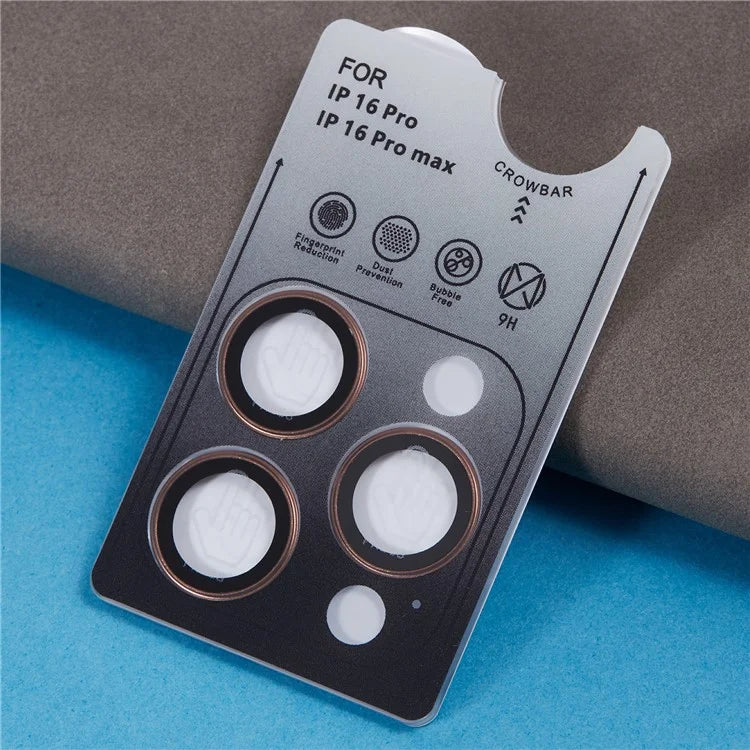 For iPhone 16 Pro / 16 Pro Max Camera Lens Protector Electroplating AF+AR Tempered Glass Lens Film