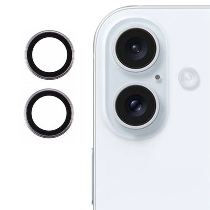 For iPhone 16 / 16 Plus Camera Lens Film Electroplating AF+AR Tempered Glass Lens Protector