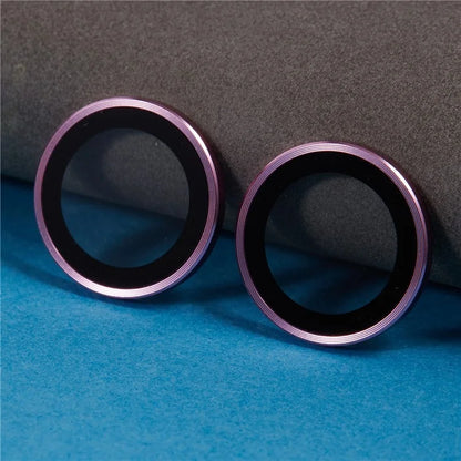 For iPhone 16 / 16 Plus Camera Lens Protector Electroplating AR Metal Frame+Tempered Glass Lens Film