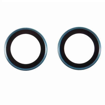For iPhone 16 / 16 Plus Camera Lens Protector Electroplating AR Metal Frame+Tempered Glass Lens Film