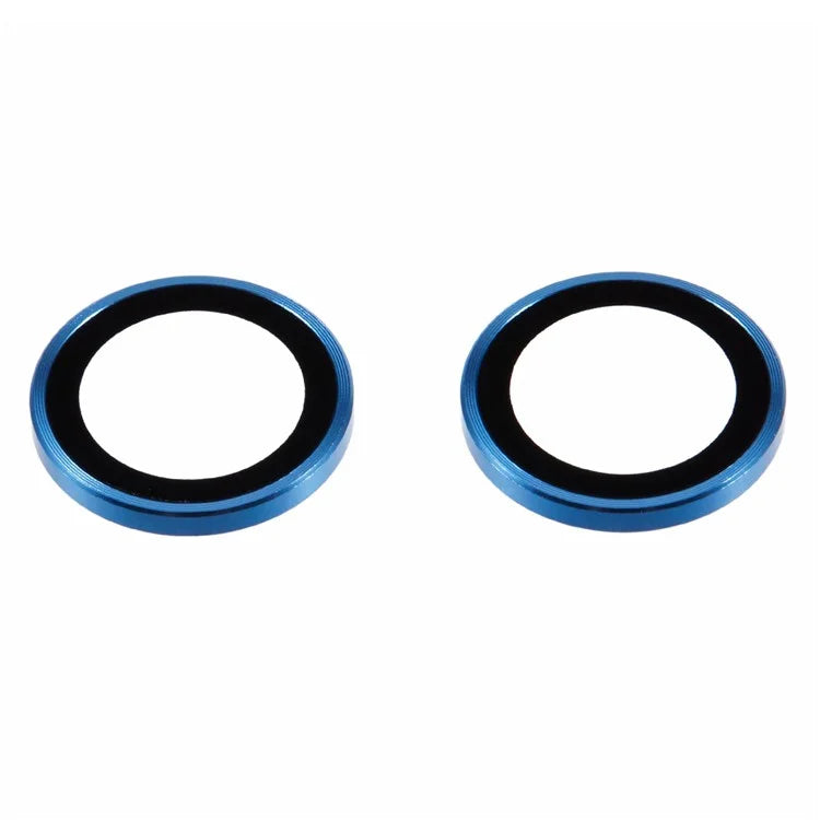 For iPhone 16 / 16 Plus Camera Lens Protector Electroplating AR Metal Frame+Tempered Glass Lens Film