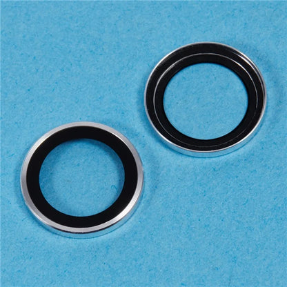 For iPhone 16 / 16 Plus Camera Lens Protector Electroplating AR Metal Frame+Tempered Glass Lens Film