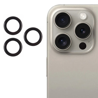 For iPhone 16 Pro / 16 Pro Max Camera Lens Protector Electroplated AR Metal Frame+Tempered Glass Lens Film