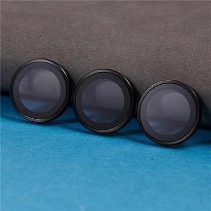 For iPhone 16 Pro / 16 Pro Max Camera Lens Protector Electroplated AR Metal Frame+Tempered Glass Lens Film