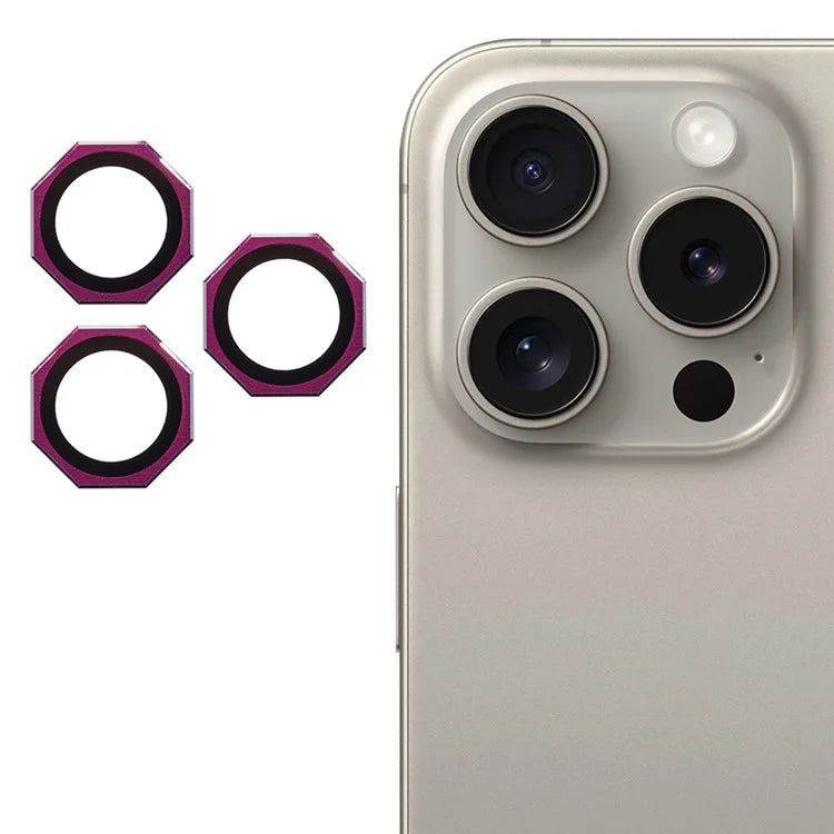 For iPhone 16 Pro / 16 Pro Max Camera Lens Protector Octagonal AF+AR Tempered Glass Lens Film