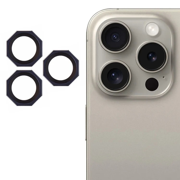 For iPhone 16 Pro / 16 Pro Max Camera Lens Protector Octagonal AF+AR Tempered Glass Lens Film