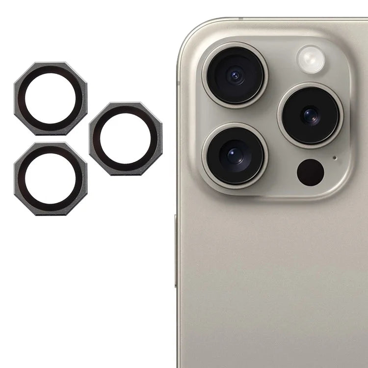 For iPhone 16 Pro / 16 Pro Max Camera Lens Protector Octagonal AF+AR Tempered Glass Lens Film