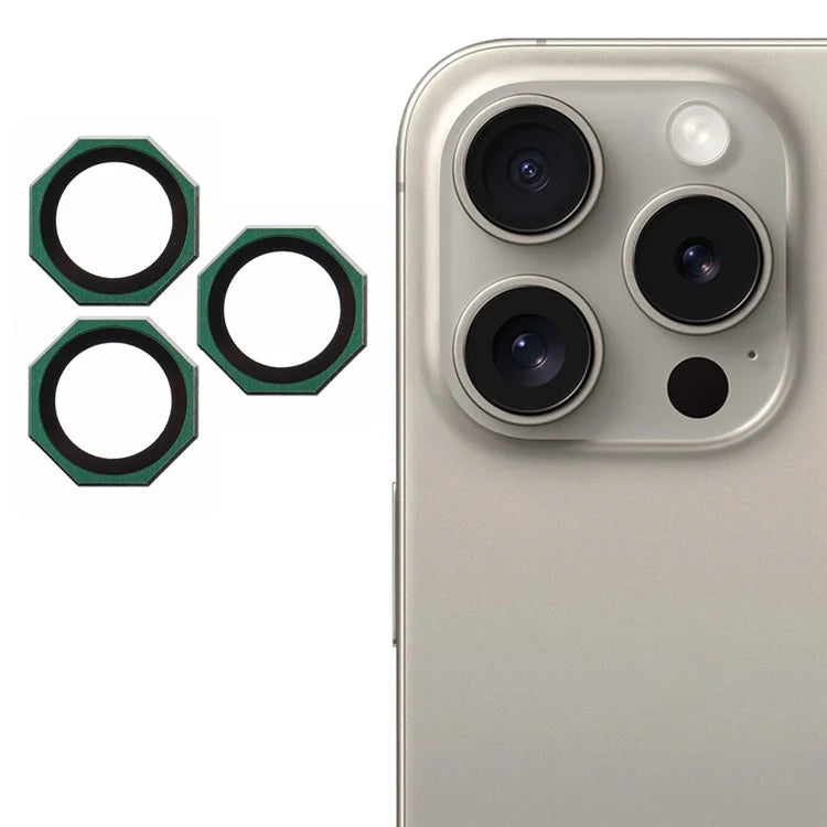 For iPhone 16 Pro / 16 Pro Max Camera Lens Protector Octagonal AF+AR Tempered Glass Lens Film