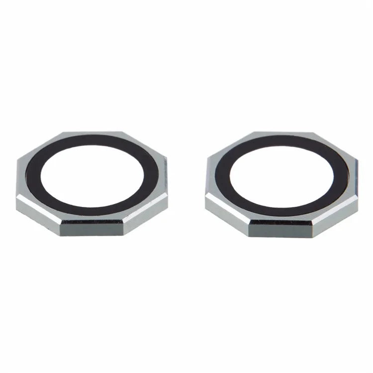 For iPhone 16 / 16 Plus Octagonal Camera Lens Film AF+AR Tempered Glass Lens Protector