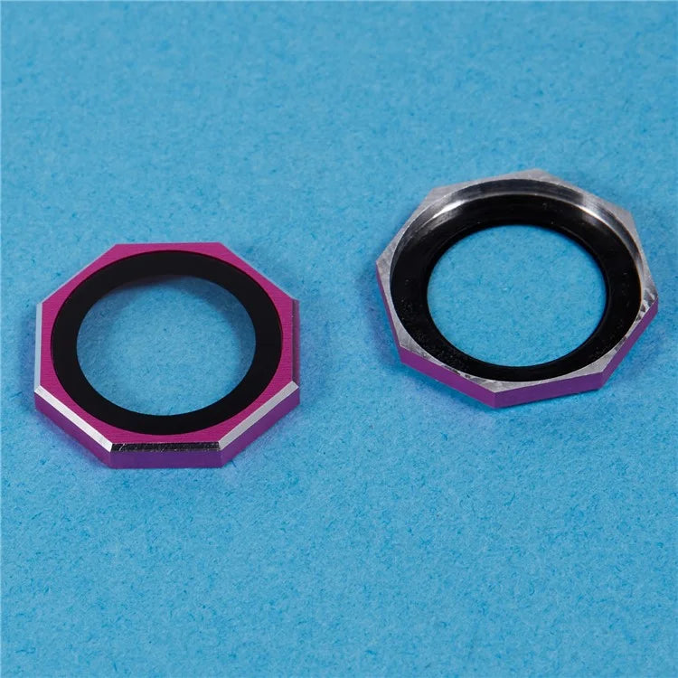 For iPhone 16 / 16 Plus Octagonal Camera Lens Film AF+AR Tempered Glass Lens Protector