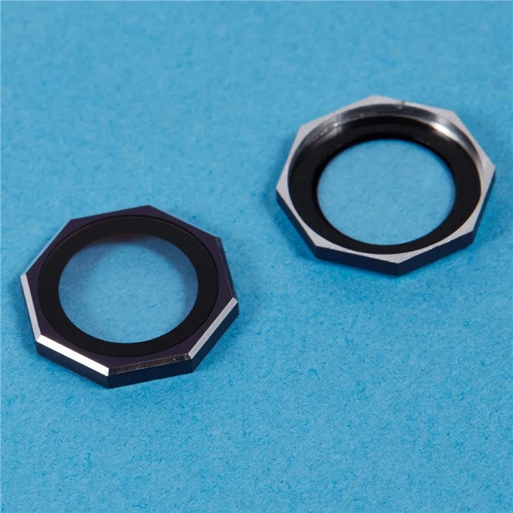 For iPhone 16 / 16 Plus Octagonal Camera Lens Film AF+AR Tempered Glass Lens Protector