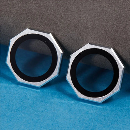 For iPhone 16 / 16 Plus Octagonal Camera Lens Film AF+AR Tempered Glass Lens Protector