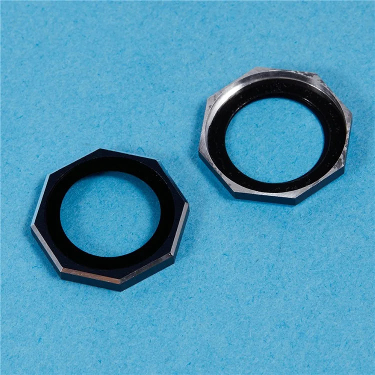 For iPhone 16 / 16 Plus Octagonal Camera Lens Film AF+AR Tempered Glass Lens Protector
