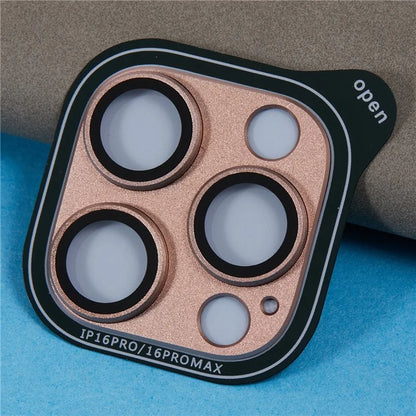 For iPhone 16 Pro / 16 Pro Max Camera Lens Protector Clear Integrated Tempered Glass Lens Film