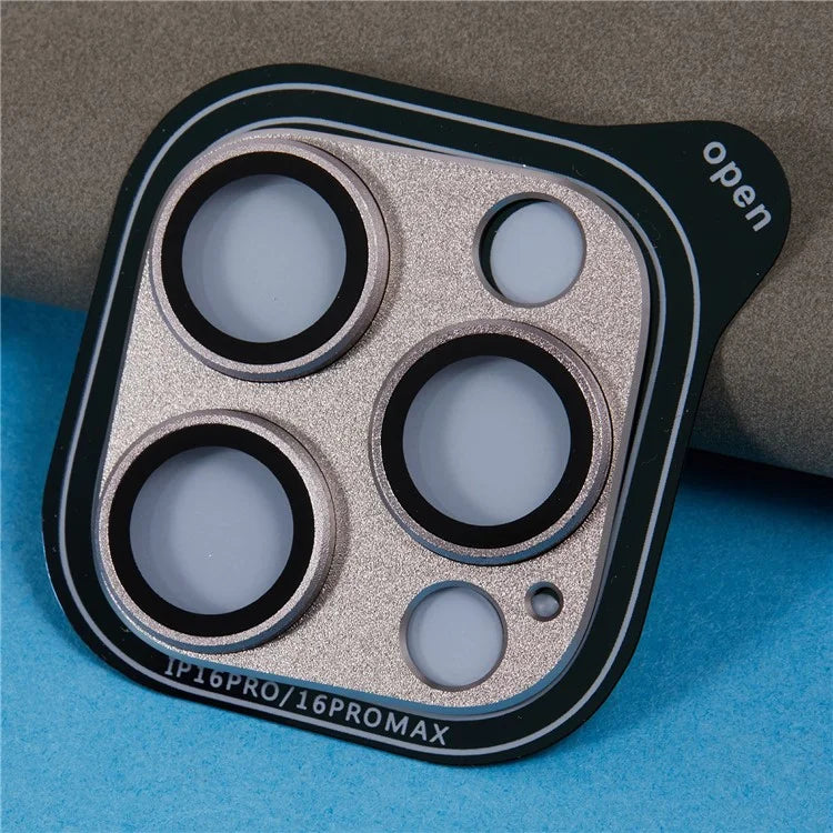 For iPhone 16 Pro / 16 Pro Max Camera Lens Protector Clear Integrated Tempered Glass Lens Film