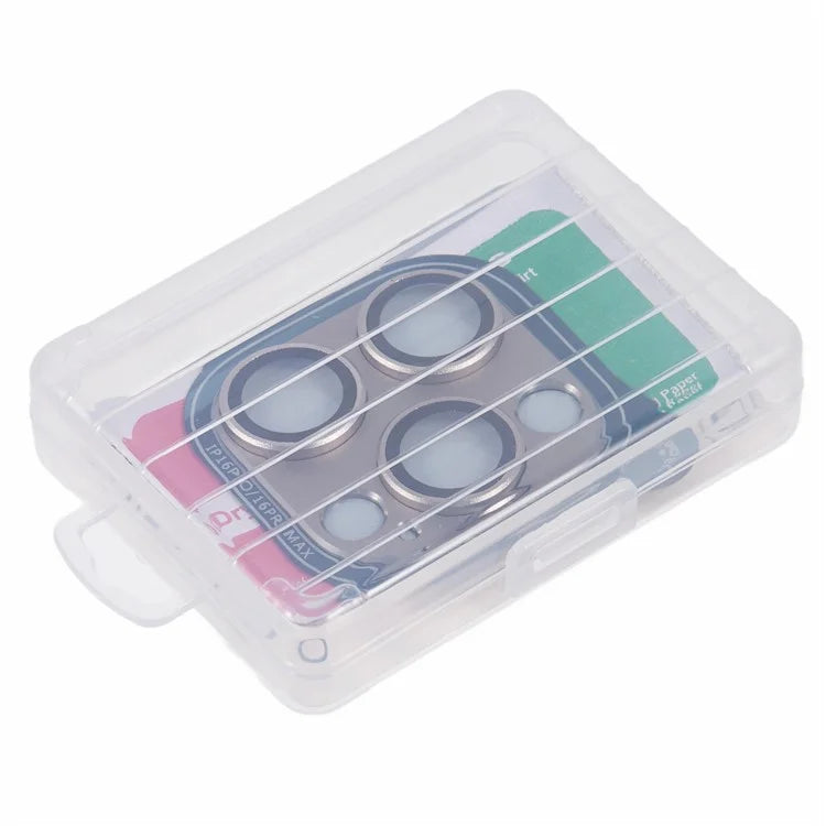 For iPhone 16 Pro / 16 Pro Max Camera Lens Protector Clear Integrated Tempered Glass Lens Film