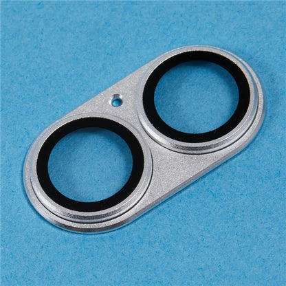 For iPhone 16 / 16 Plus Camera Lens Protector Integrated Clear Metal Frame+Tempered Glass Lens Film