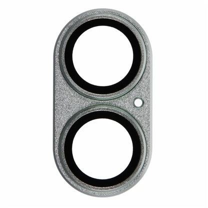 For iPhone 16 / 16 Plus Camera Lens Protector Integrated Clear Metal Frame+Tempered Glass Lens Film