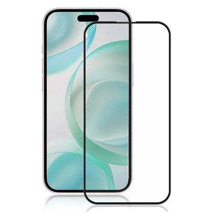 AMORUS For iPhone 16 Pro Screen Protector Tempered Glass Film Full Coverage - Black