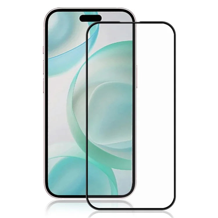 MOCOLO For iPhone 16 Pro Max Screen Protector Silk Printing Full Coverage Tempered Glass Film - Black