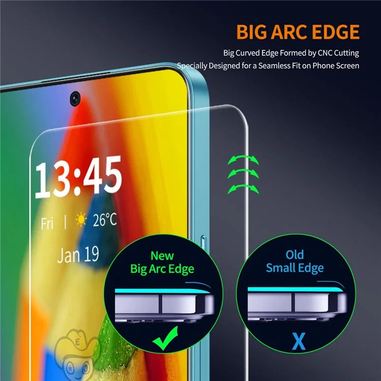 ENKAY HAT PRINCE 2Pcs For OnePlus Ace 4 9H Hardness Screen Protector High Definition