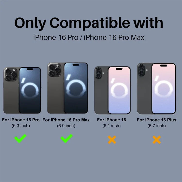 NORTHJO 2Pcs For iPhone 16 Pro  /  16 Pro Max Camera Lens Protector Clear 3D Integrated Clear Tempered Glass Lens Film