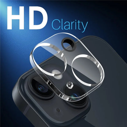 NORTHJO 2Pcs For iPhone 14  /  14 Plus Tempered Glass Camera Lens Protector Clear 3D Integrated Full Coverage