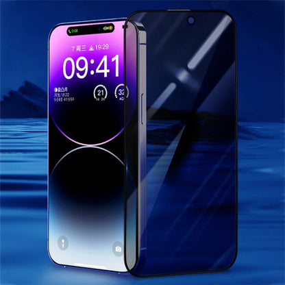 X-LEVEL For iPhone 16 Pro Max Privacy Screen Protector Full Coverage 2.5D Tempered Glass Film Silk Printing