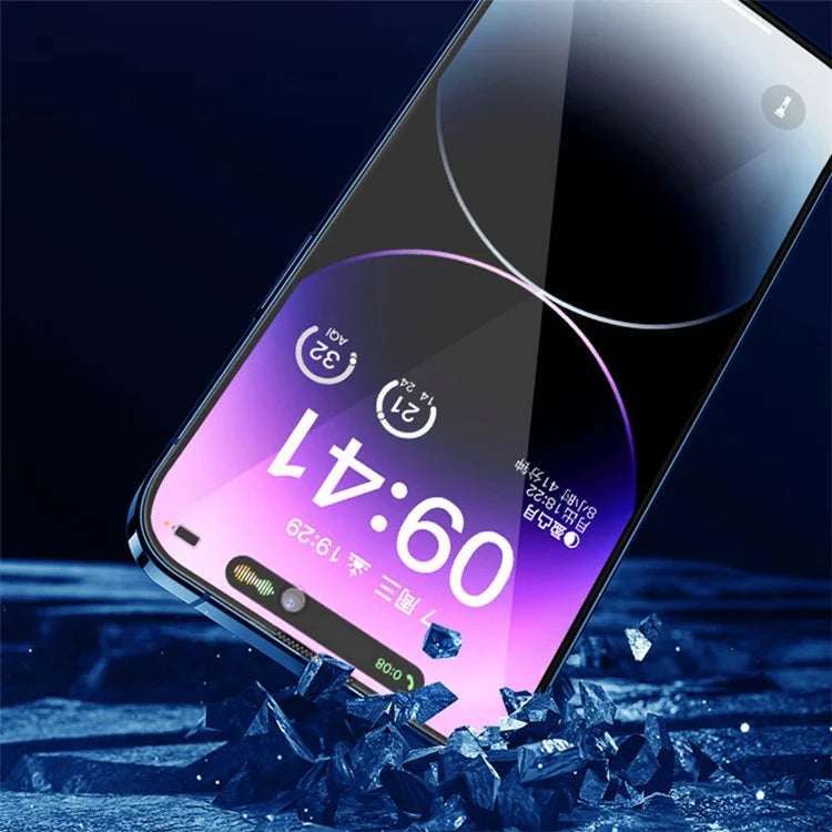X-LEVEL For iPhone 16 Pro Max Privacy Screen Protector Full Coverage 2.5D Tempered Glass Film Silk Printing