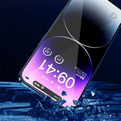 X-LEVEL For iPhone 16 Pro Max Privacy Screen Protector Full Coverage 2.5D Tempered Glass Film Silk Printing
